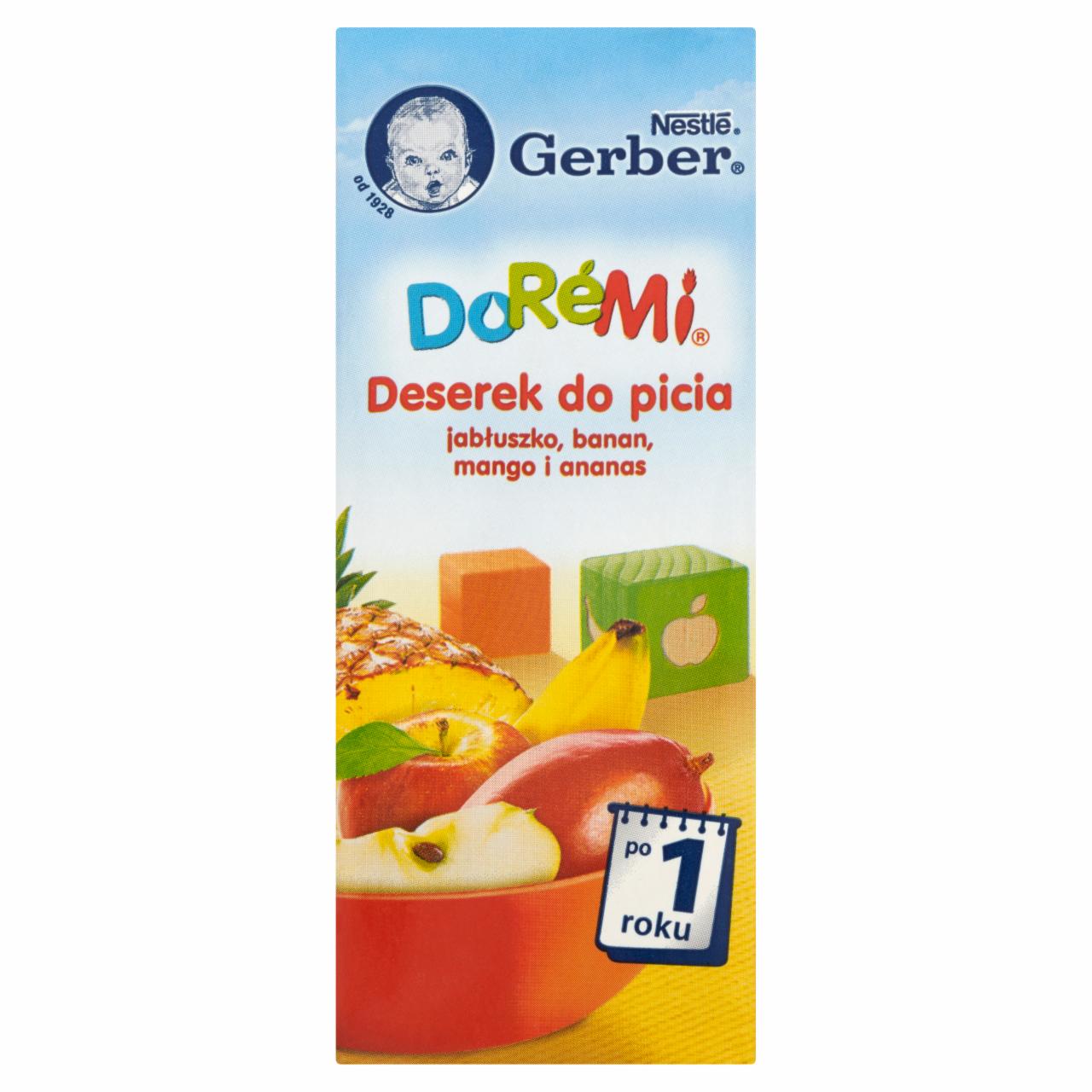 Zdjęcia - Gerber DoReMi Deserek do picia jabłuszko banan mango i ananas po 1 roku 200 ml