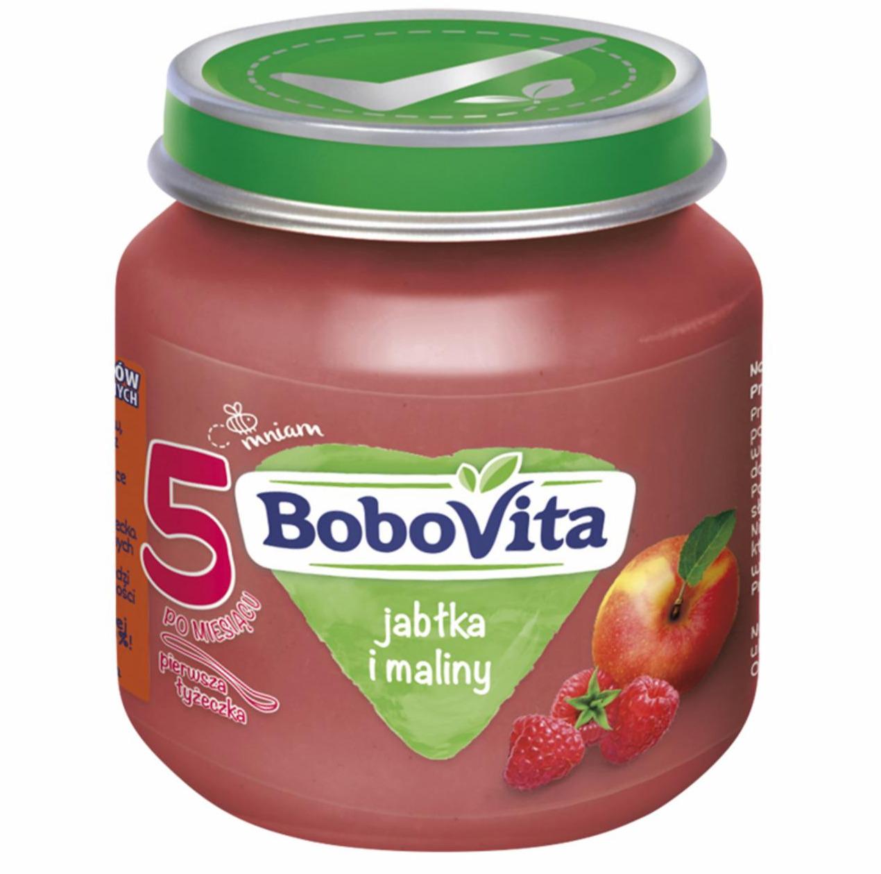 Zdjęcia - BoboVita Jabłka i maliny po 5 miesiącu 125 g