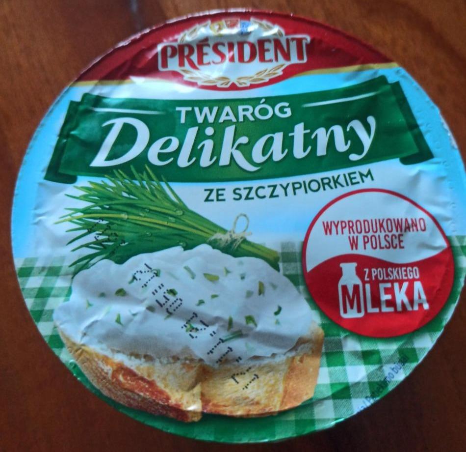 Zdjęcia - Twaróg delikatny ze szczypiorkiem President