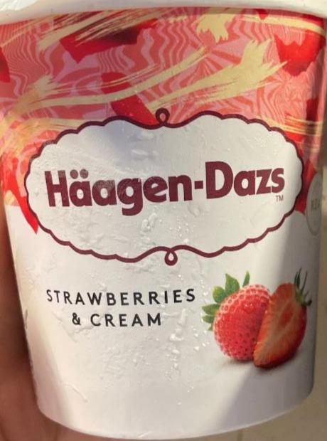 Zdjęcia - Strawberries & cream Haagen-dazs