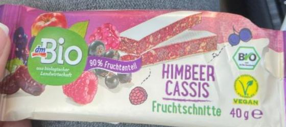 Zdjęcia - Himbeer Cassis Fruchtschnitte dmBio