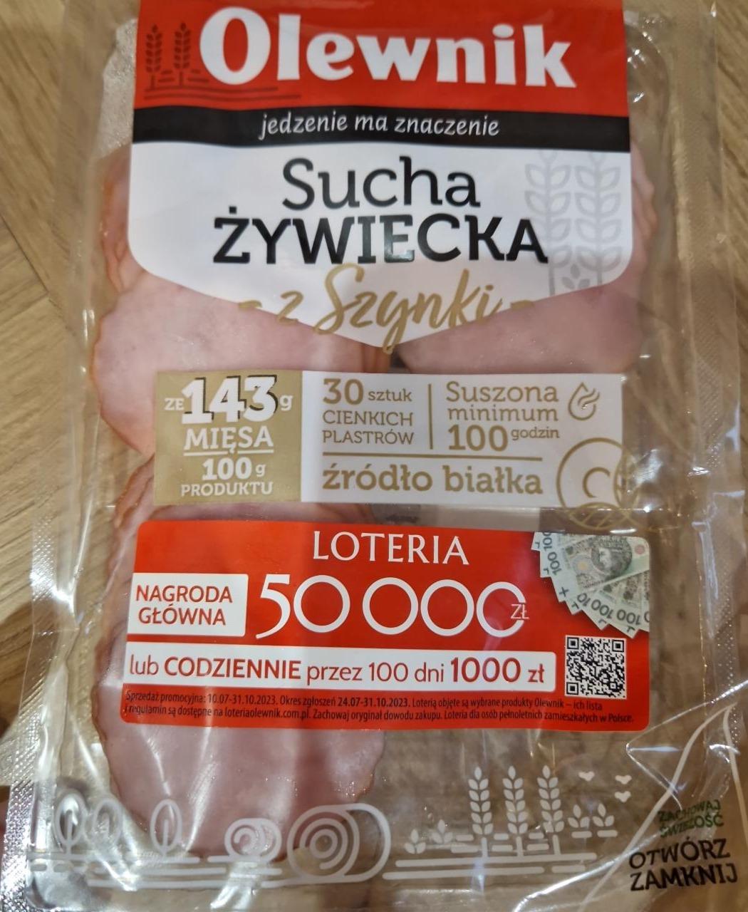 Zdjęcia - Olewnik Sucha żywiecka z szynki 80 g