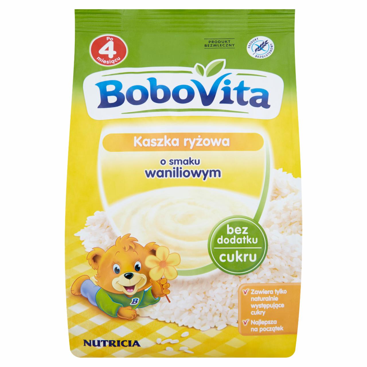 Zdjęcia - BoboVita Kaszka ryżowa o smaku waniliowym po 4 miesiącu 180 g