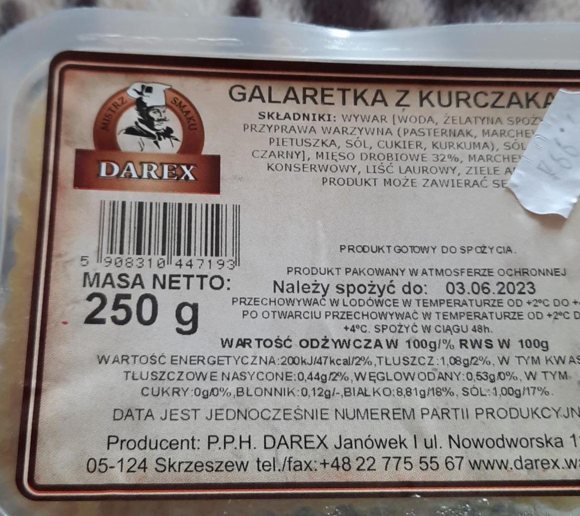 Zdjęcia - Galaretka z kurczaka DAREX