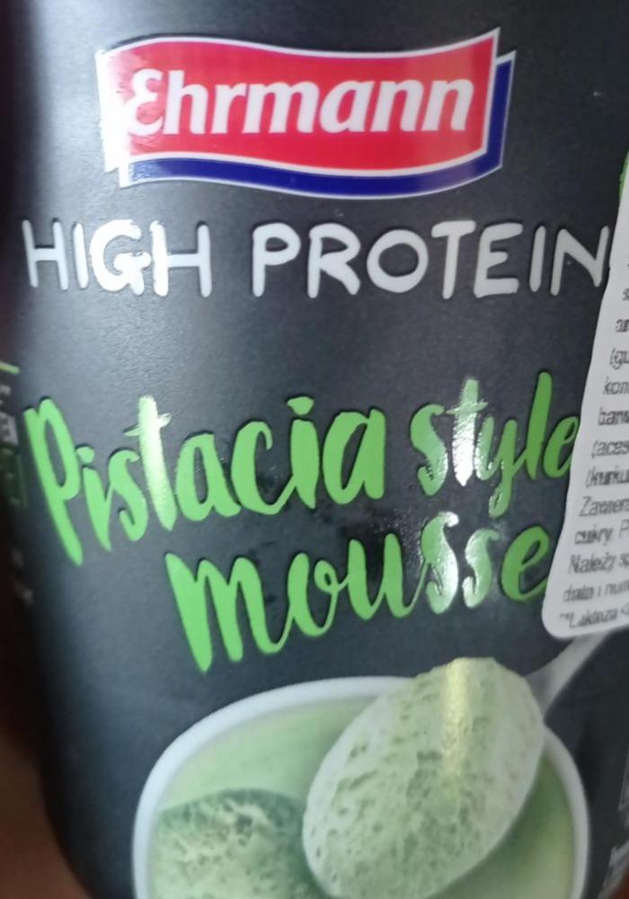 Zdjęcia - Pistacia style mousse Ehrmann