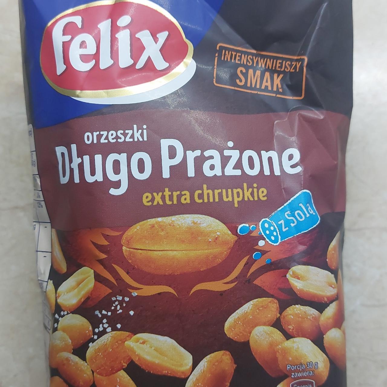 Zdjęcia - Orzeszki Długo Prażone extra chrupkie z solą Felix