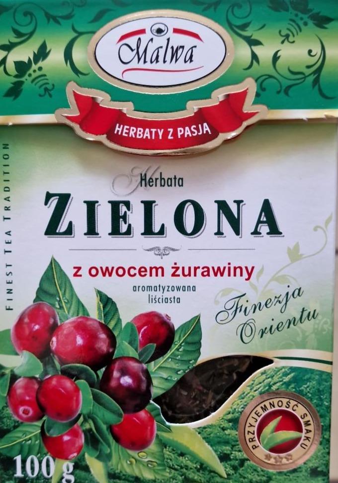 Zdjęcia - Herbata zielona z owocem żurawiny Malwa