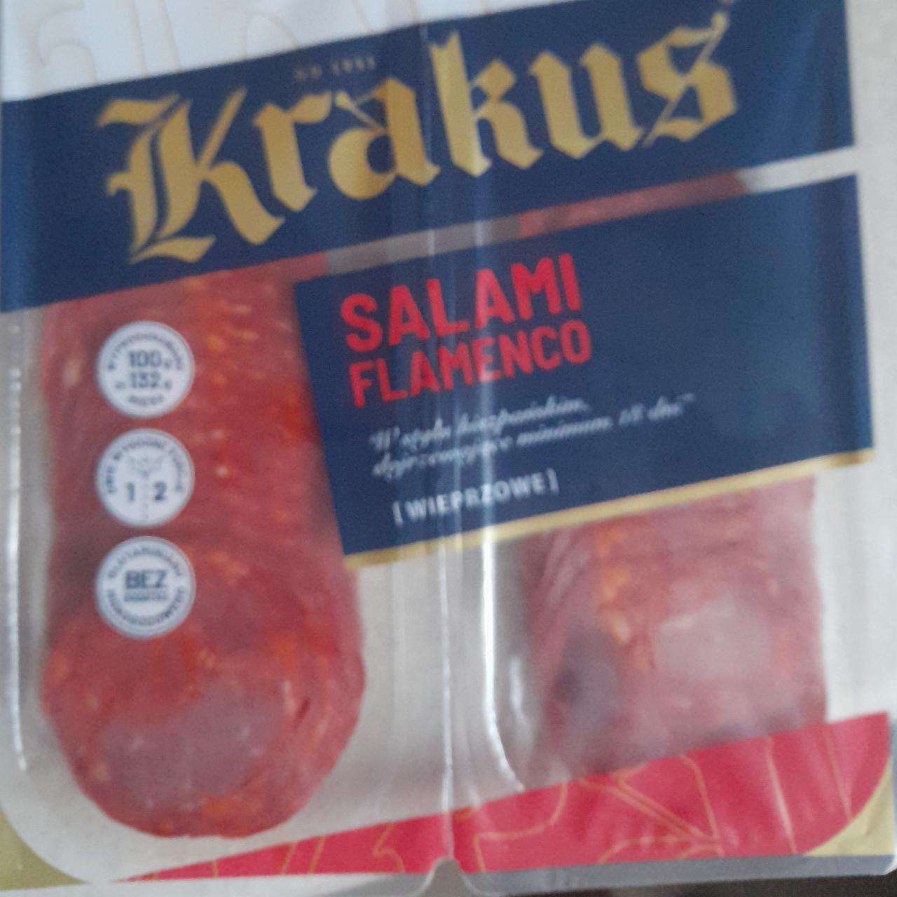 Zdjęcia - Krakus Salami Flamenco wieprzowe 80 g (2 x 40 g)