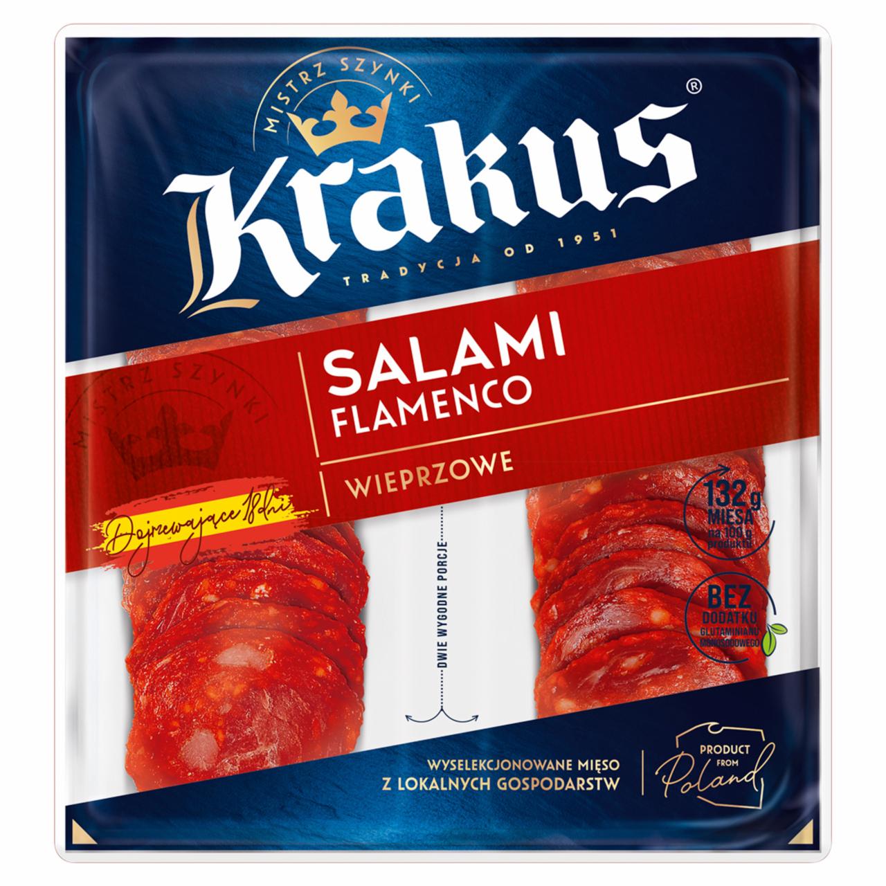 Zdjęcia - Krakus Salami Flamenco wieprzowe 80 g (2 x 40 g)