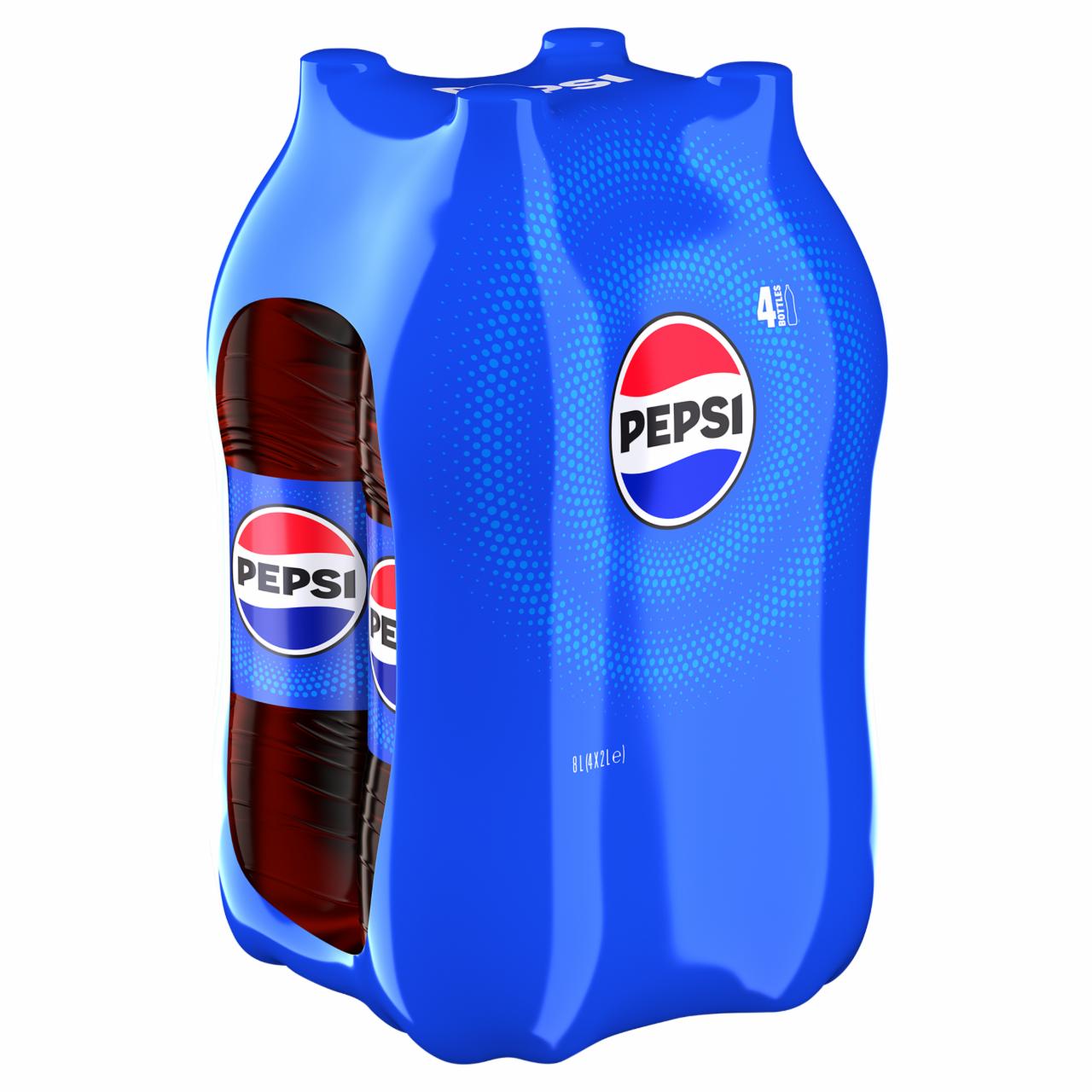 Zdjęcia - Pepsi-Cola Napój gazowany o smaku cola 8 l (4 x 2 l)