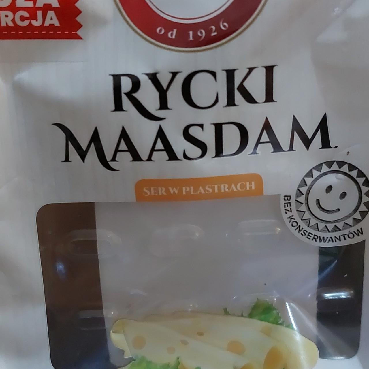 Zdjęcia - Ser rycki maasdam RYKI