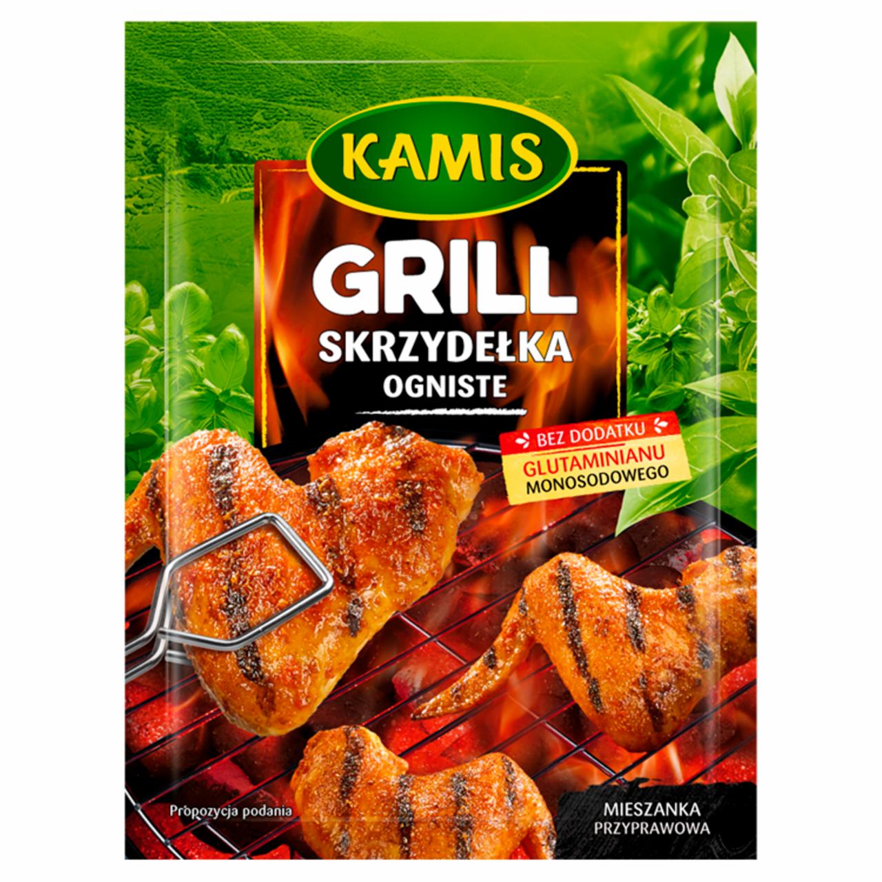 Zdjęcia - Kamis Grill Skrzydełka ogniste Mieszanka przyprawowa 25 g