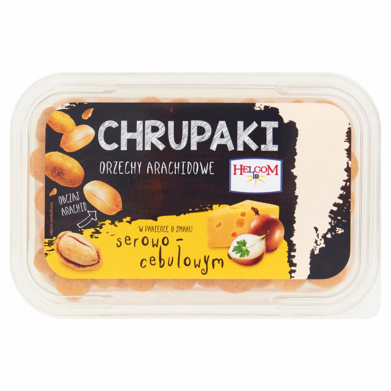 Zdjęcia - Helcom Chrupaki Orzechy arachidowe w panierce o smaku serowo-cebulowym 130 g