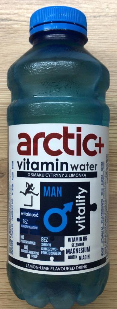 Zdjęcia - Arctic+ Vitamin Water Napój niegazowany o smaku cytryny z limonką 600 ml