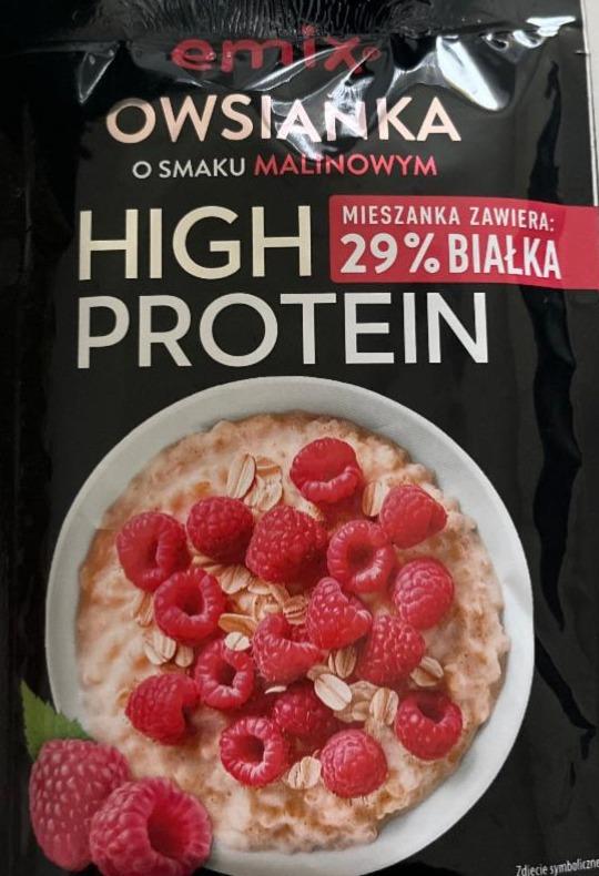 Zdjęcia - High protein owsianka o smaku malinowym Emix