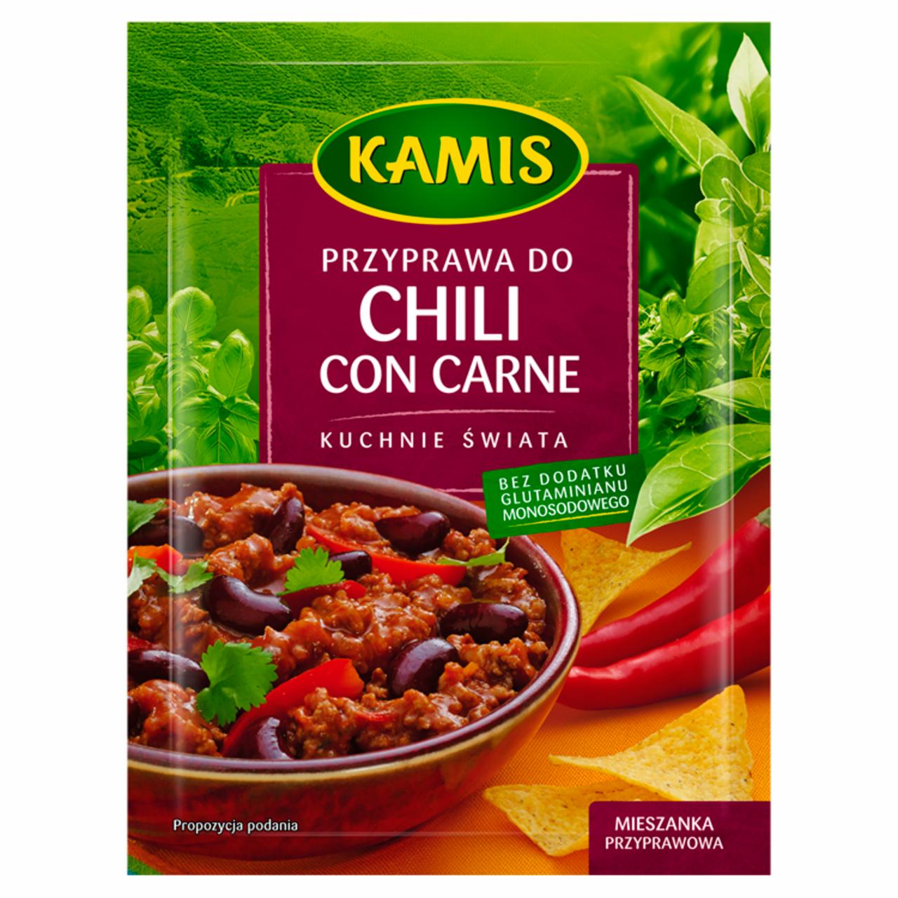 Zdjęcia - Kamis Kuchnie Świata Przyprawa do Chili con carne Mieszanka przyprawowa 18 g