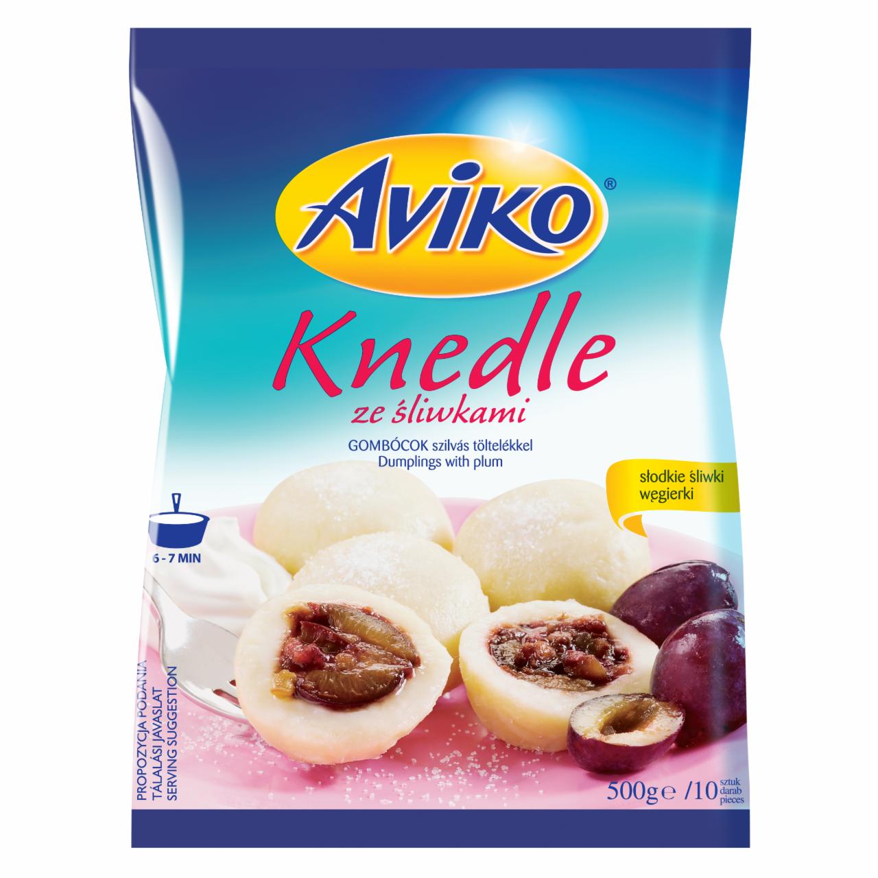 Zdjęcia - Aviko Knedle ze śliwkami 500 g (10 sztuk)