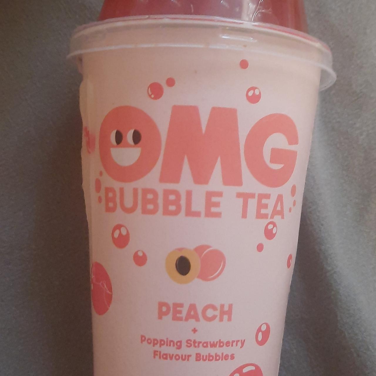 Zdjęcia - Bubble tea peach popping strawberry flavour bubbles OMG