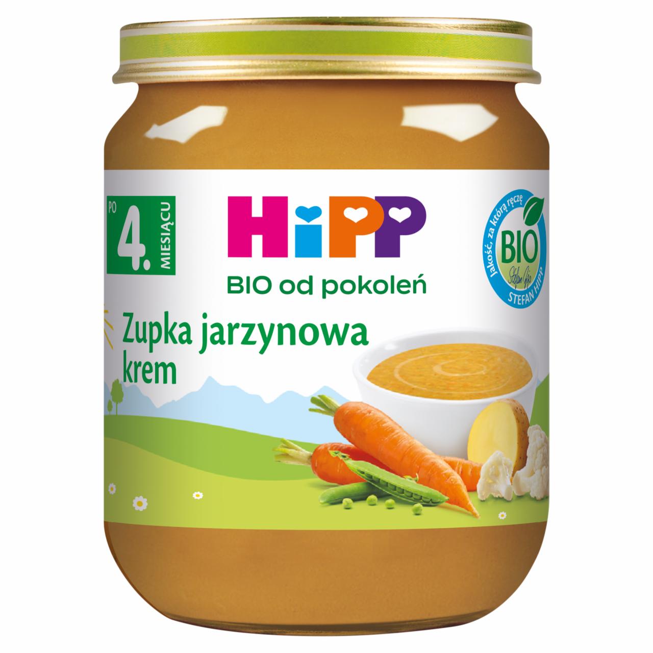 Zdjęcia - HiPP BIO Zupka jarzynowa krem po 4. miesiącu 125 g