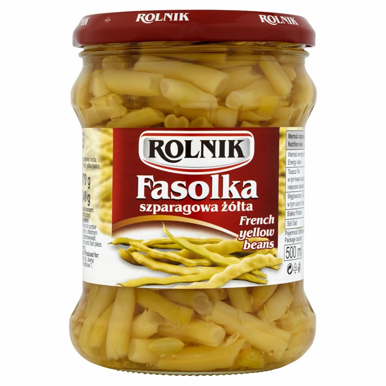 Zdjęcia - Rolnik Fasolka szparagowa żółta