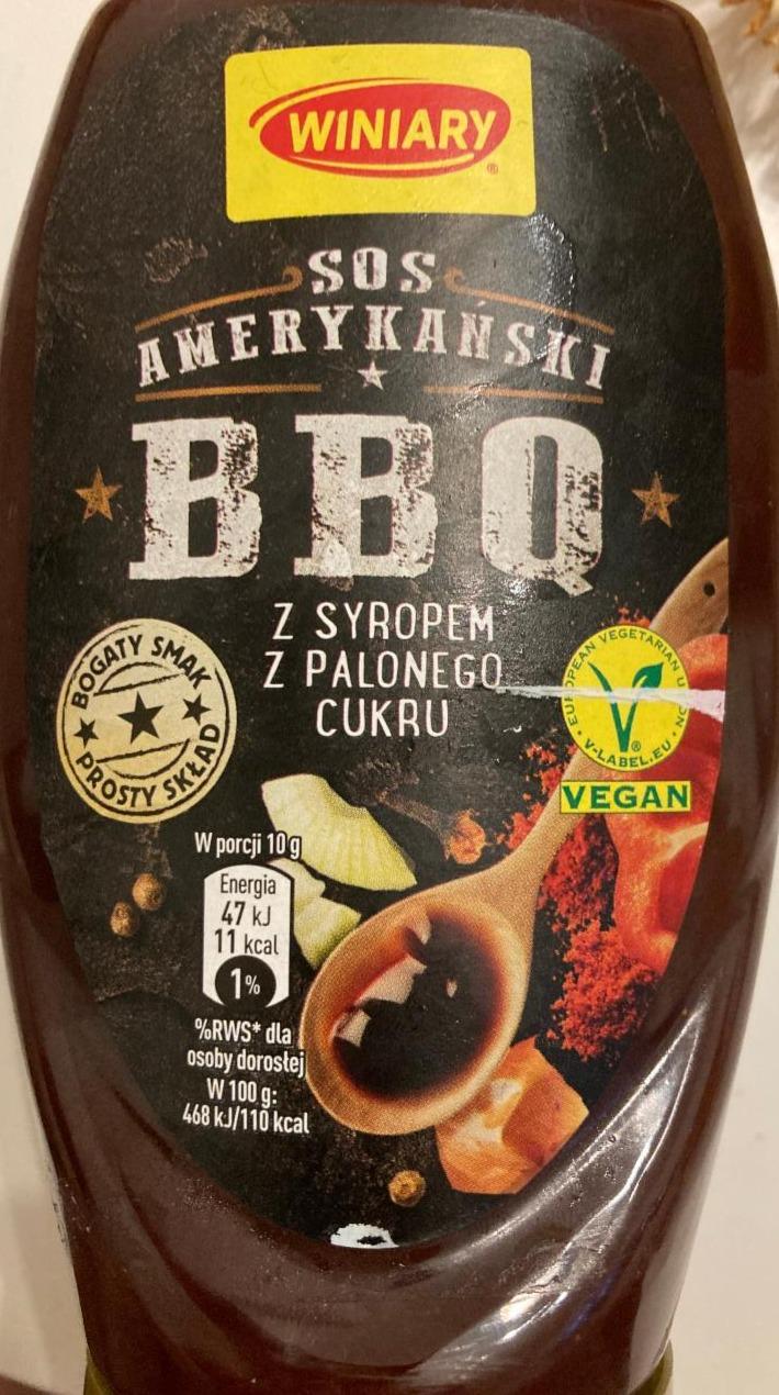 Zdjęcia - Winiary Sos amerykański BBQ Z syropem z palonego cukru 348 g