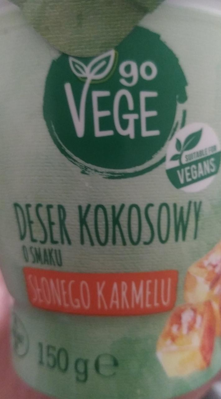 Zdjęcia - Deser kokosowy o smaku słonego karmelu Govege