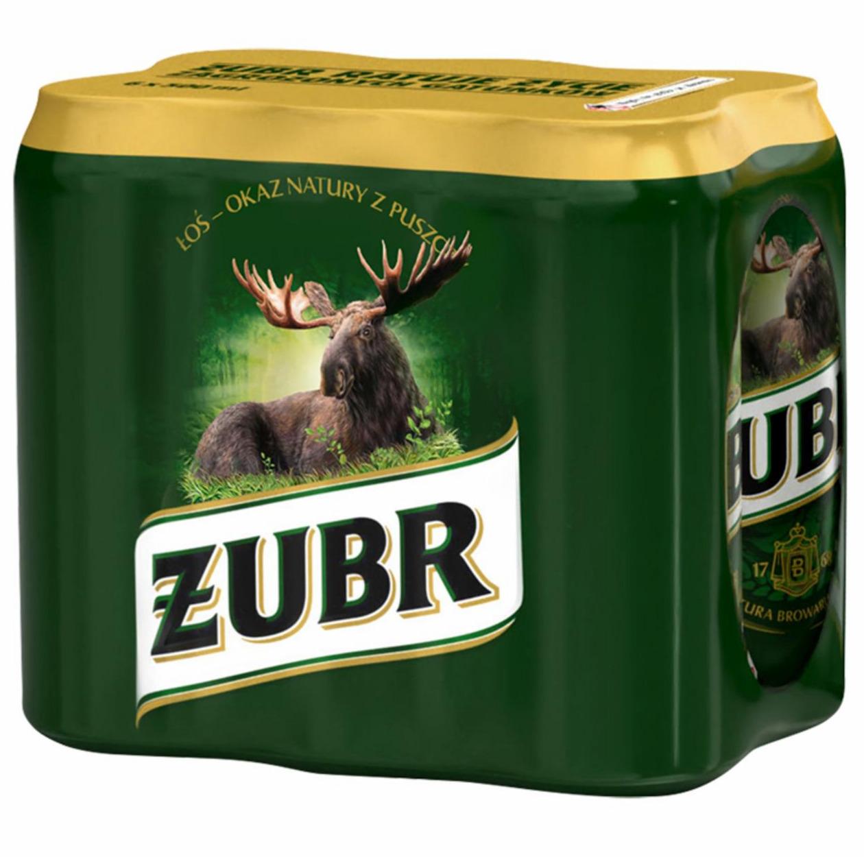 Zdjęcia - Żubr Piwo jasne 6 x 500 ml