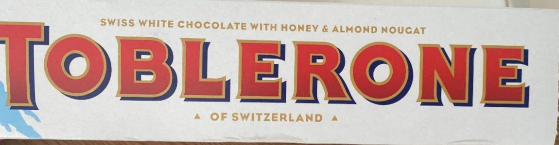 Zdjęcia - Toblerone almond nougat