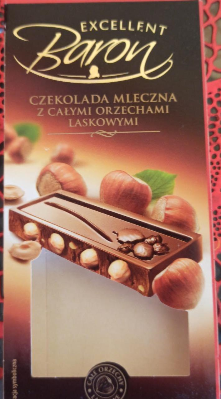 Zdjęcia - Czekolada mleczna z całymi orzechami laskowymi Excellent Baron