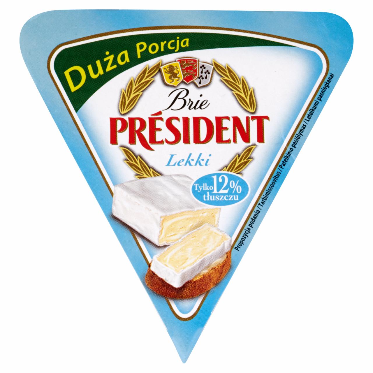 Zdjęcia - Président Brie Lekki Ser 170 g