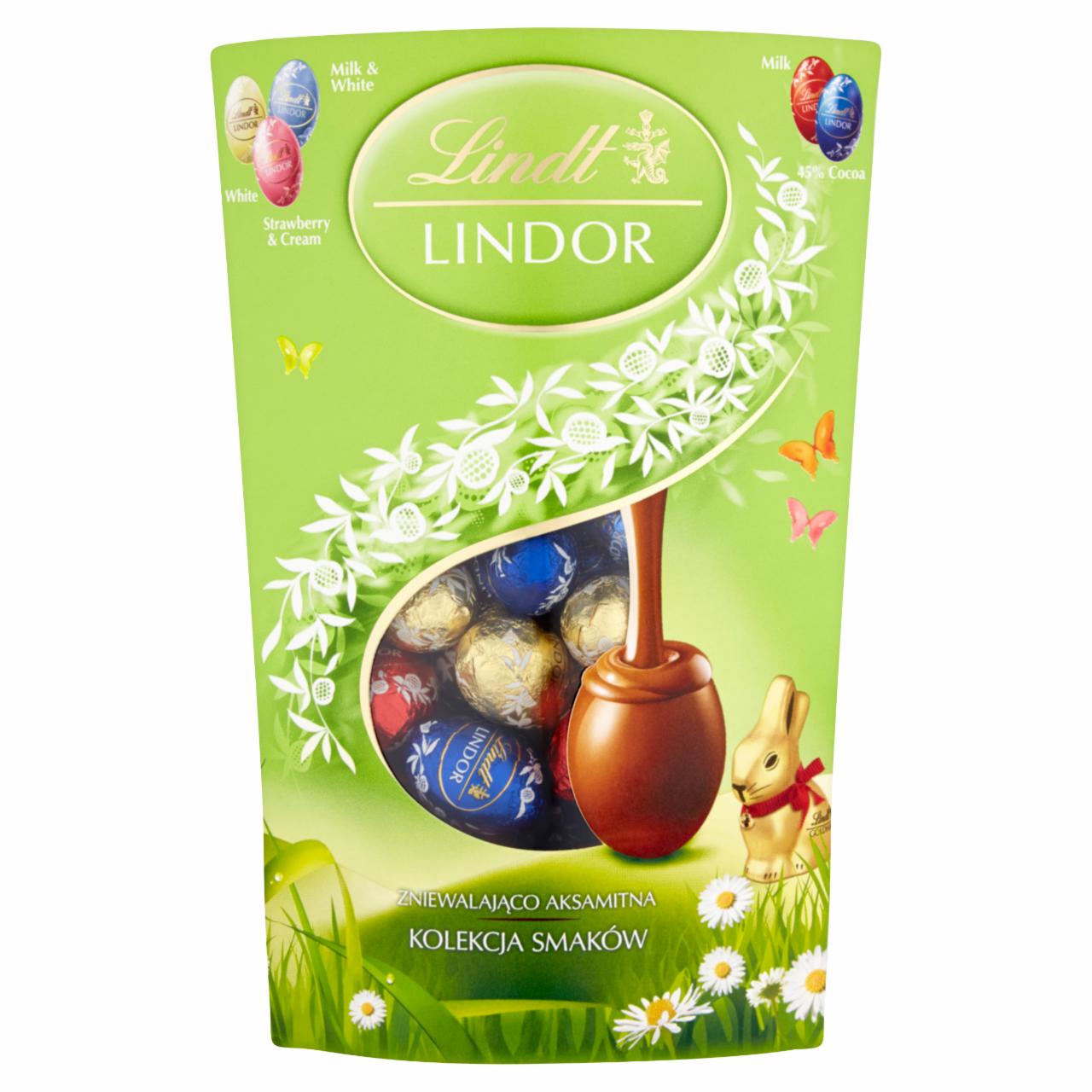 Zdjęcia - Lindt Lindor Asortyment jajeczek z czekolady z nadzieniami 227 g