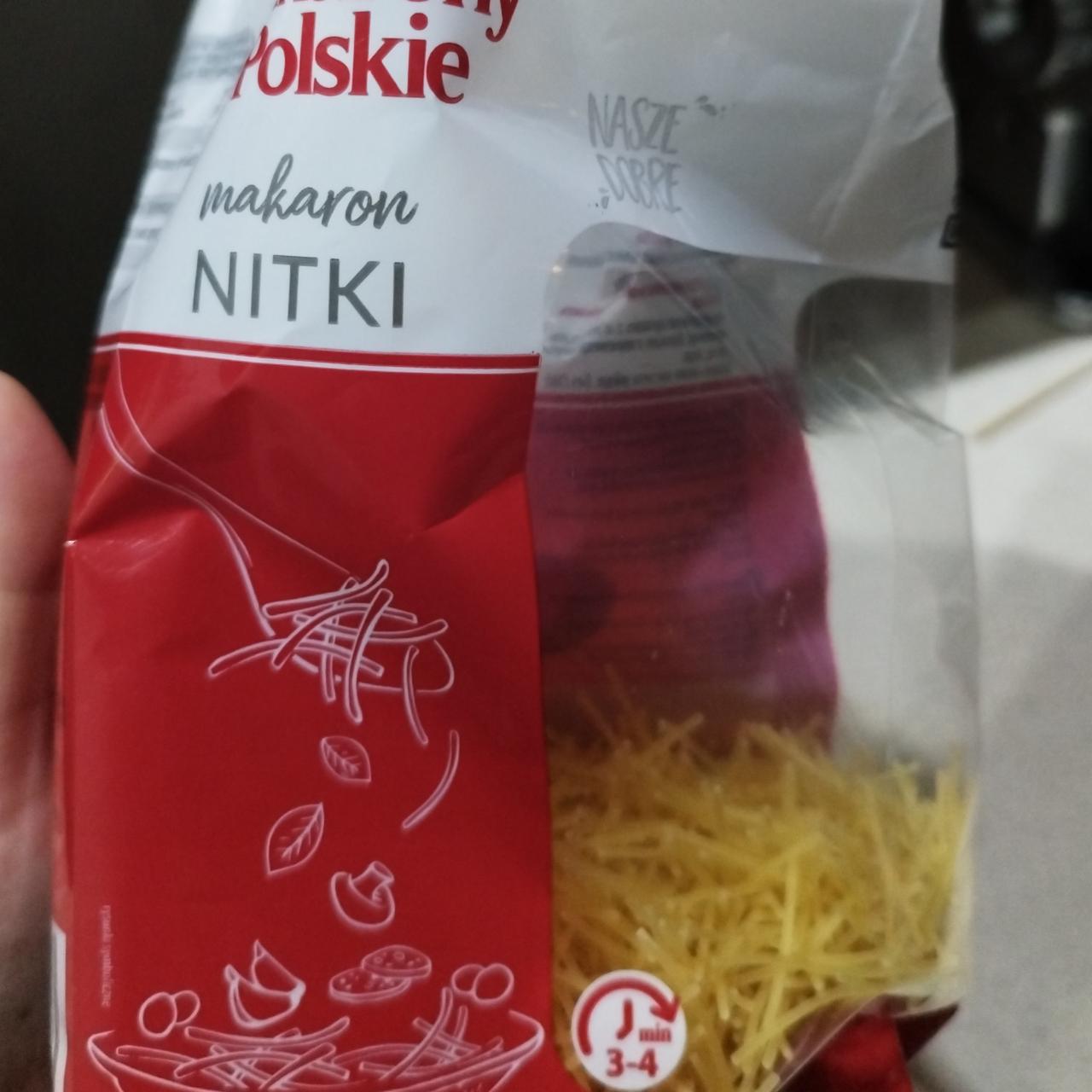 Zdjęcia - Makarony Polskie Makaron nitki 400 g