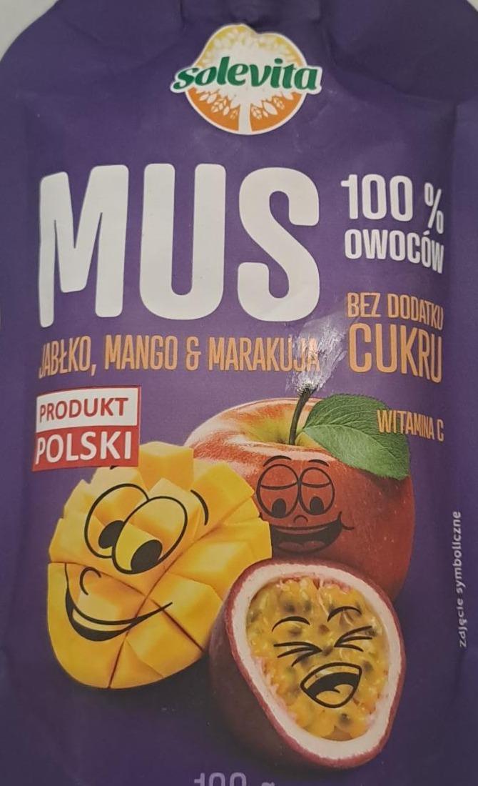 Zdjęcia - Mus jabłko, mango i marakuja Solevita