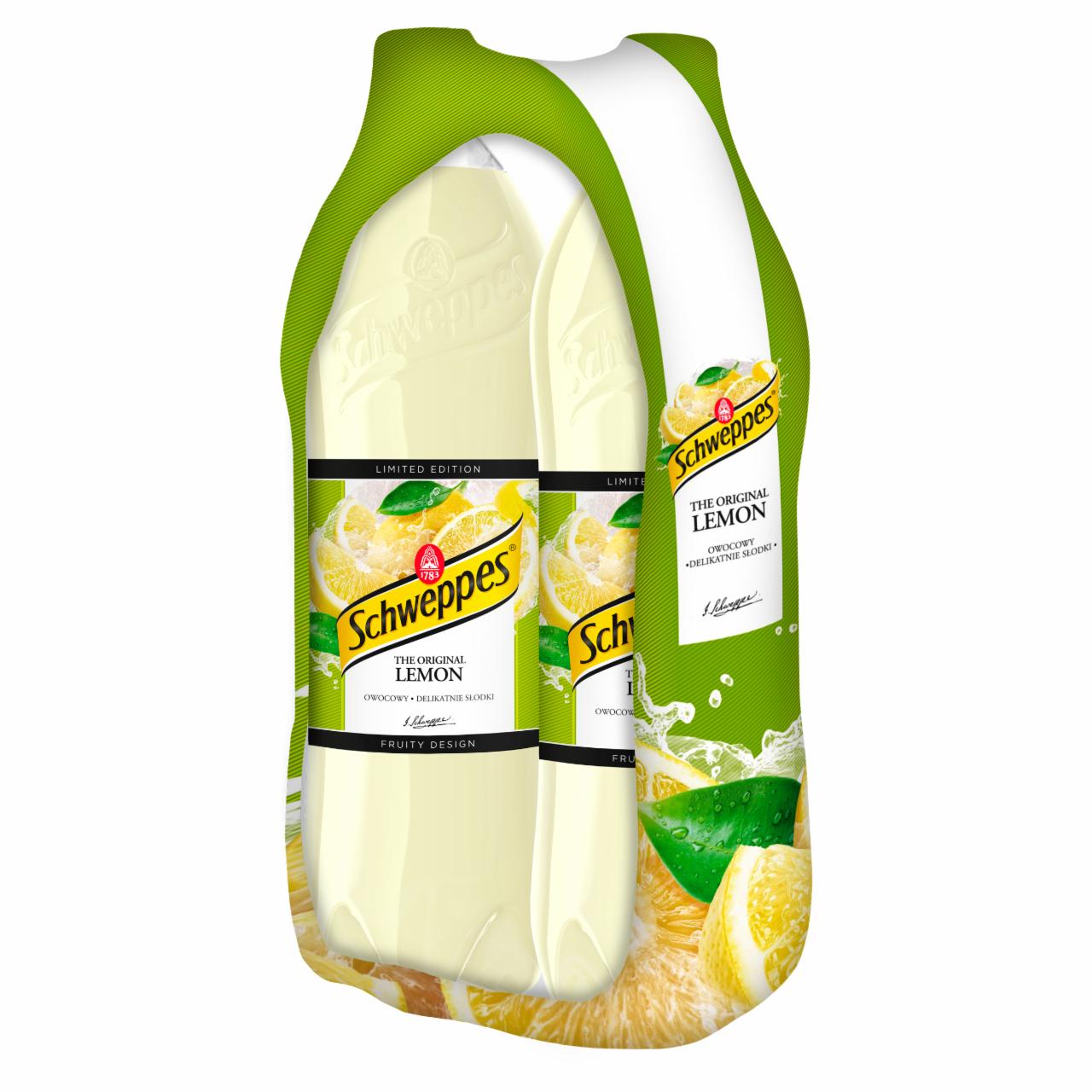 Zdjęcia - Schweppes Lemon Napój gazowany 2 x 1,4 l