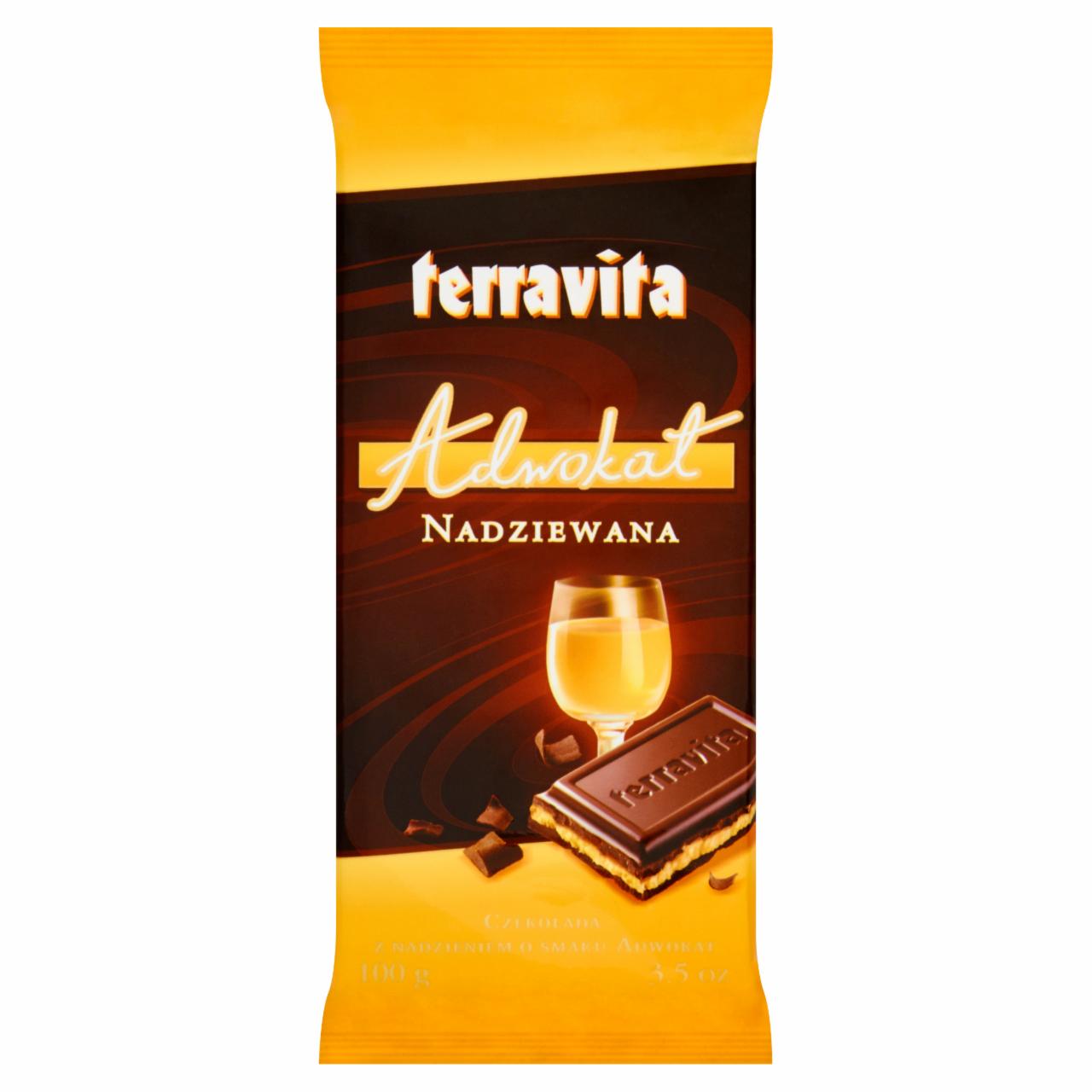 Zdjęcia - Terravita Adwokat Czekolada nadziewana 100 g