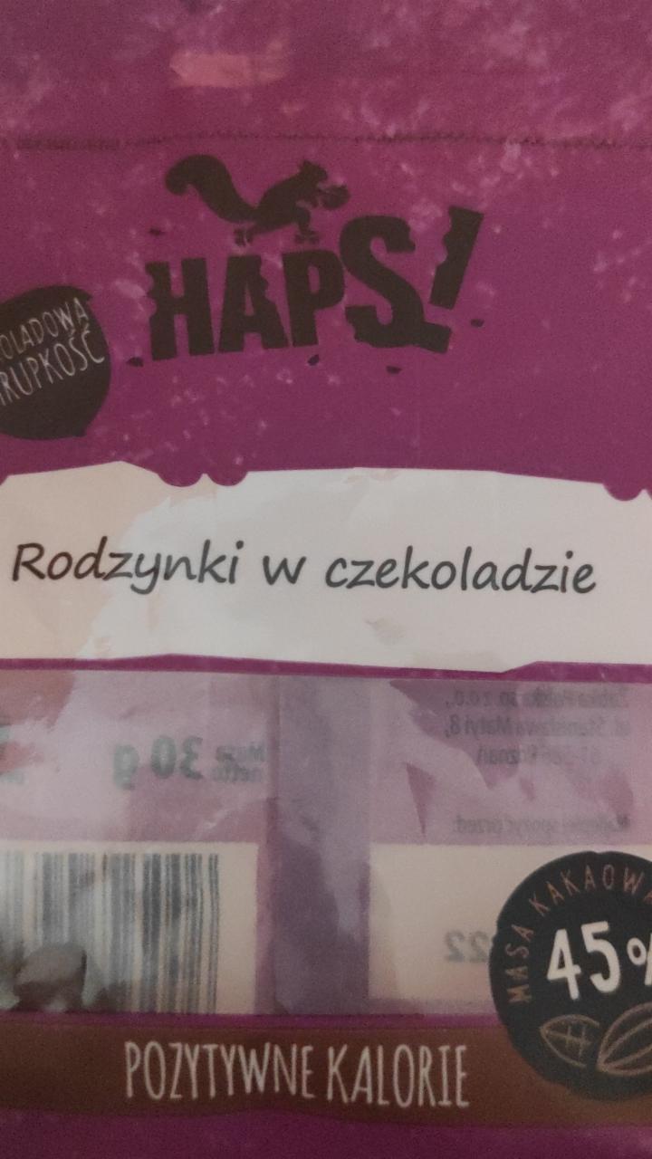 Zdjęcia - Haps rodzynki w czekoladzie