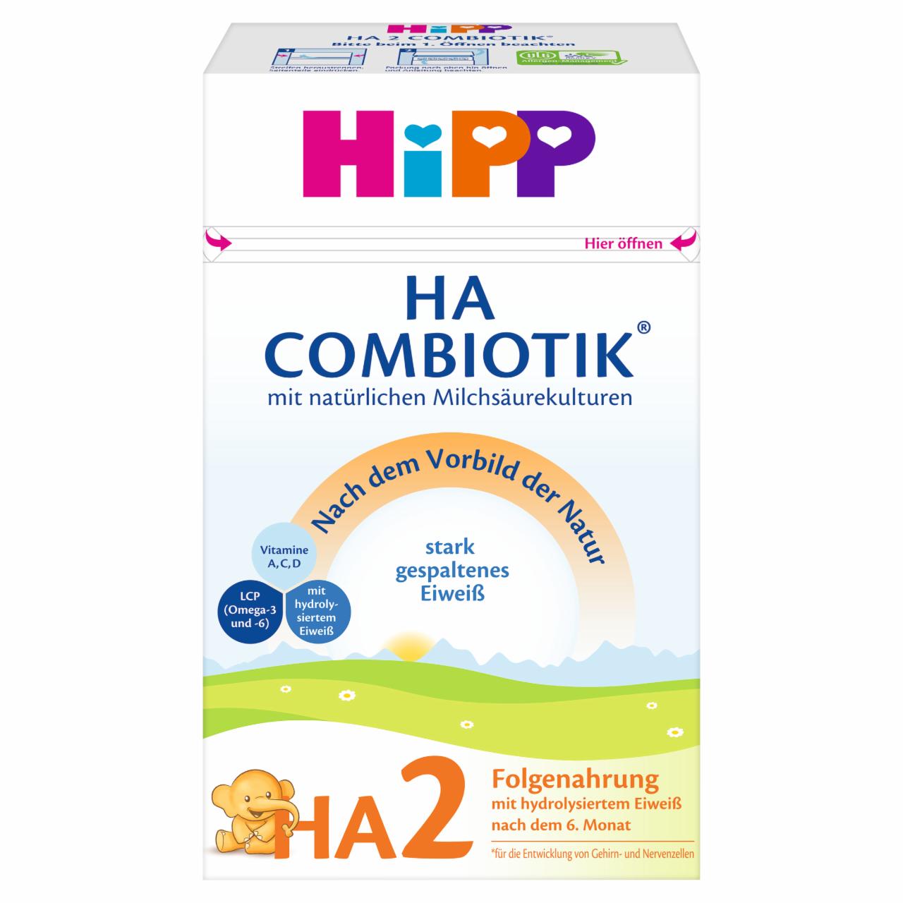 Zdjęcia - HiPP HA 2 Combiotik Mleko następne dla niemowląt po 6. miesiącu 600 g