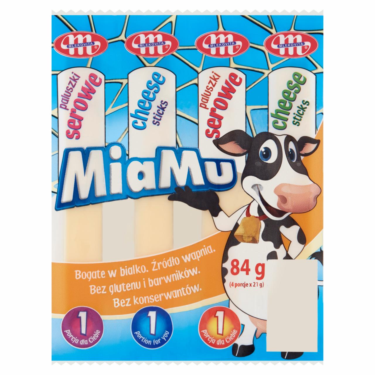 Zdjęcia - MiaMu Paluszki serowe Mlekovita