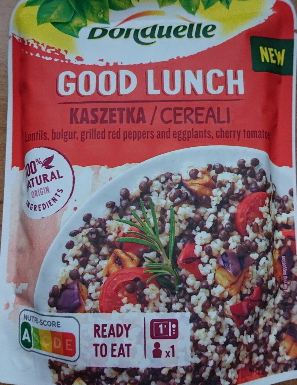 Zdjęcia - Bonduelle Good Lunch Kaszetka Mieszanka soczewicy bulguru warzyw grillowanych pomidorków 250 g