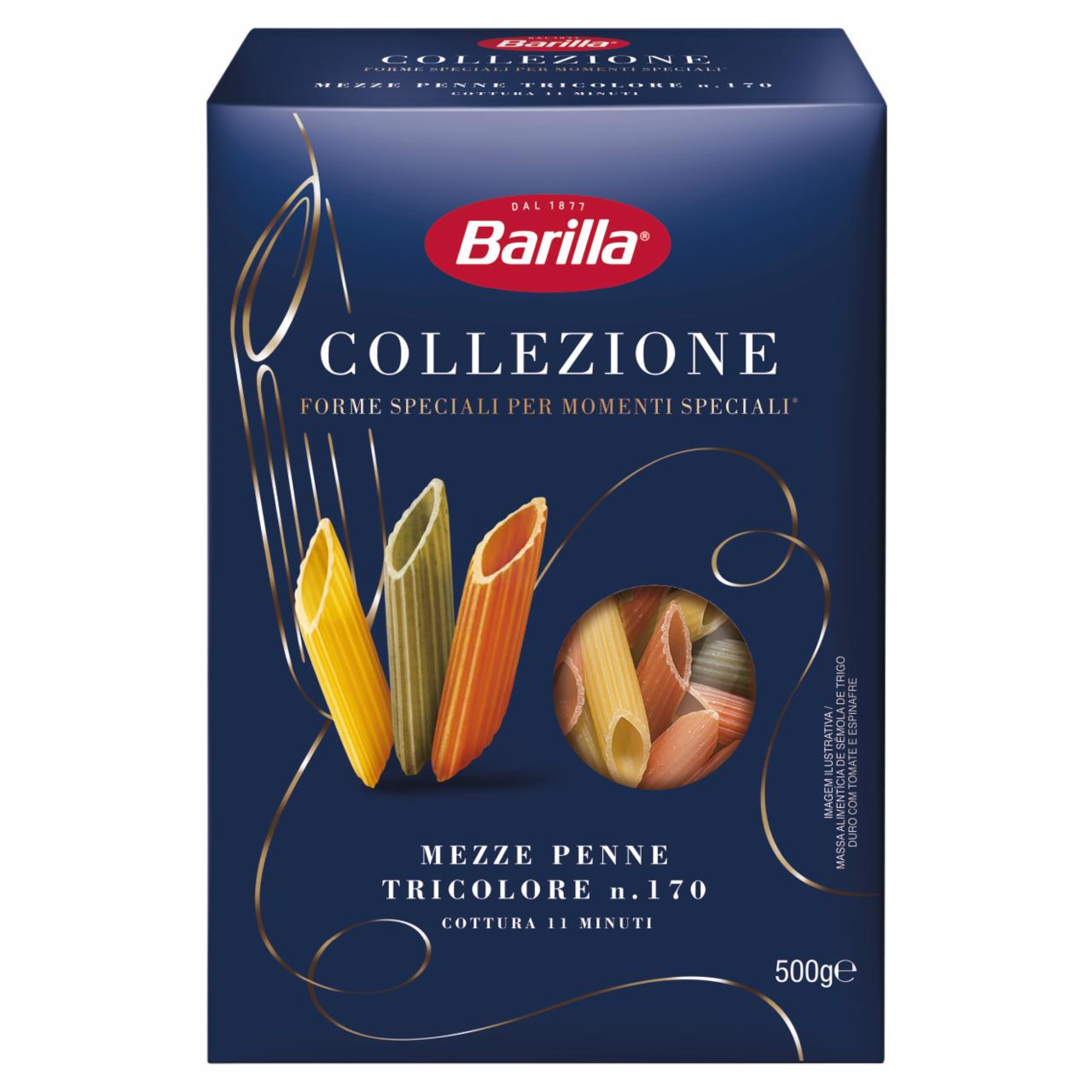 Zdjęcia - Barilla Collezione Makaron mezze penne tricolore 500 g