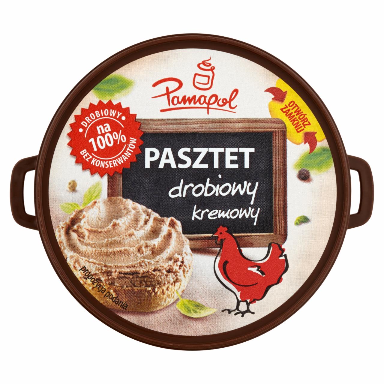 Zdjęcia - Pamapol Pasztet drobiowy kremowy 90 g