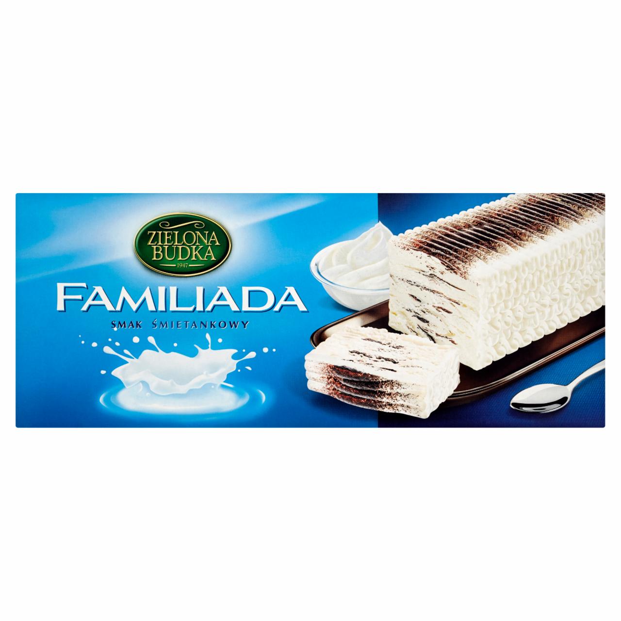 Zdjęcia - Zielona Budka Familiada Lody o smaku śmietankowym 1000 ml