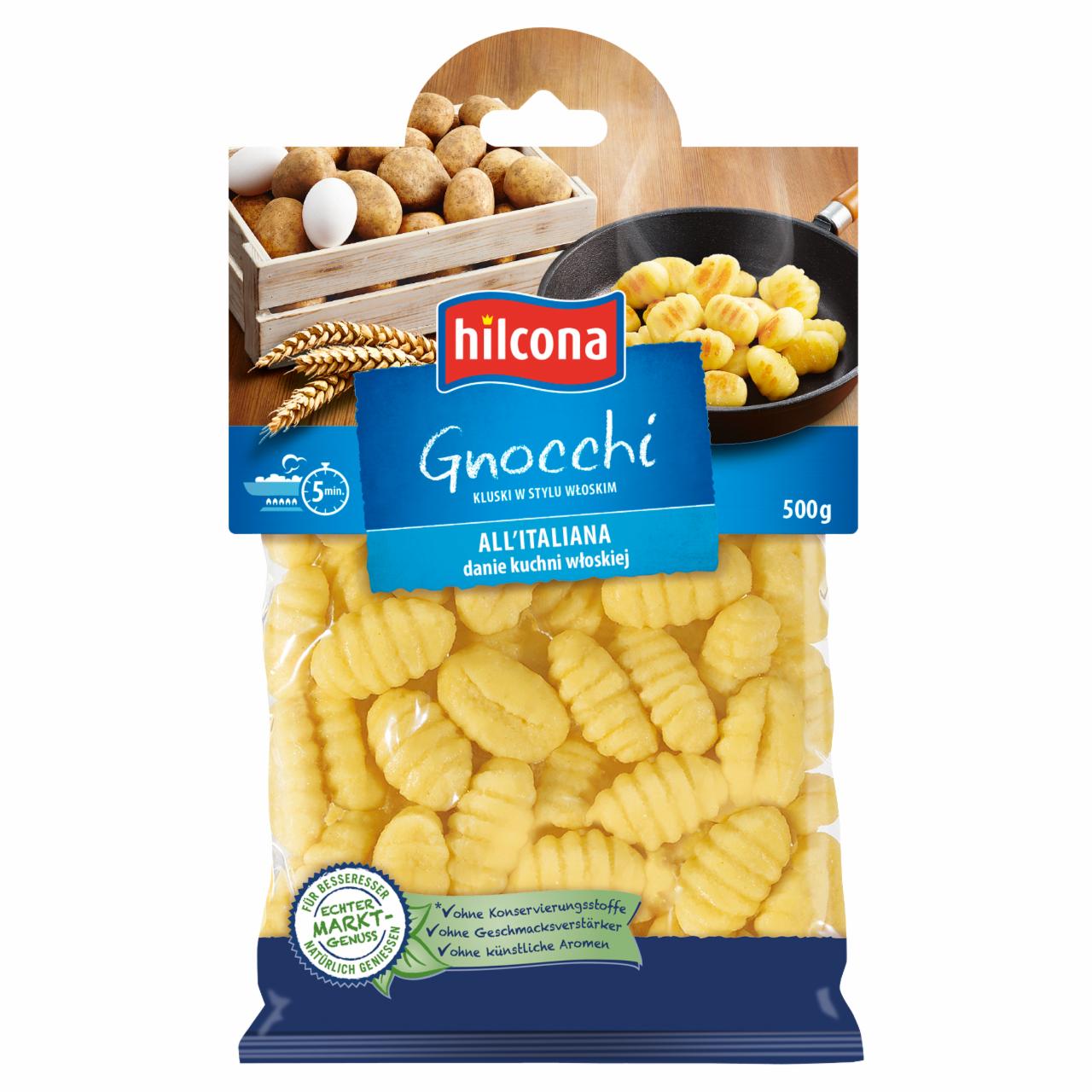 Zdjęcia - Hilcona Gnocchi Kluski w stylu włoskim 500 g