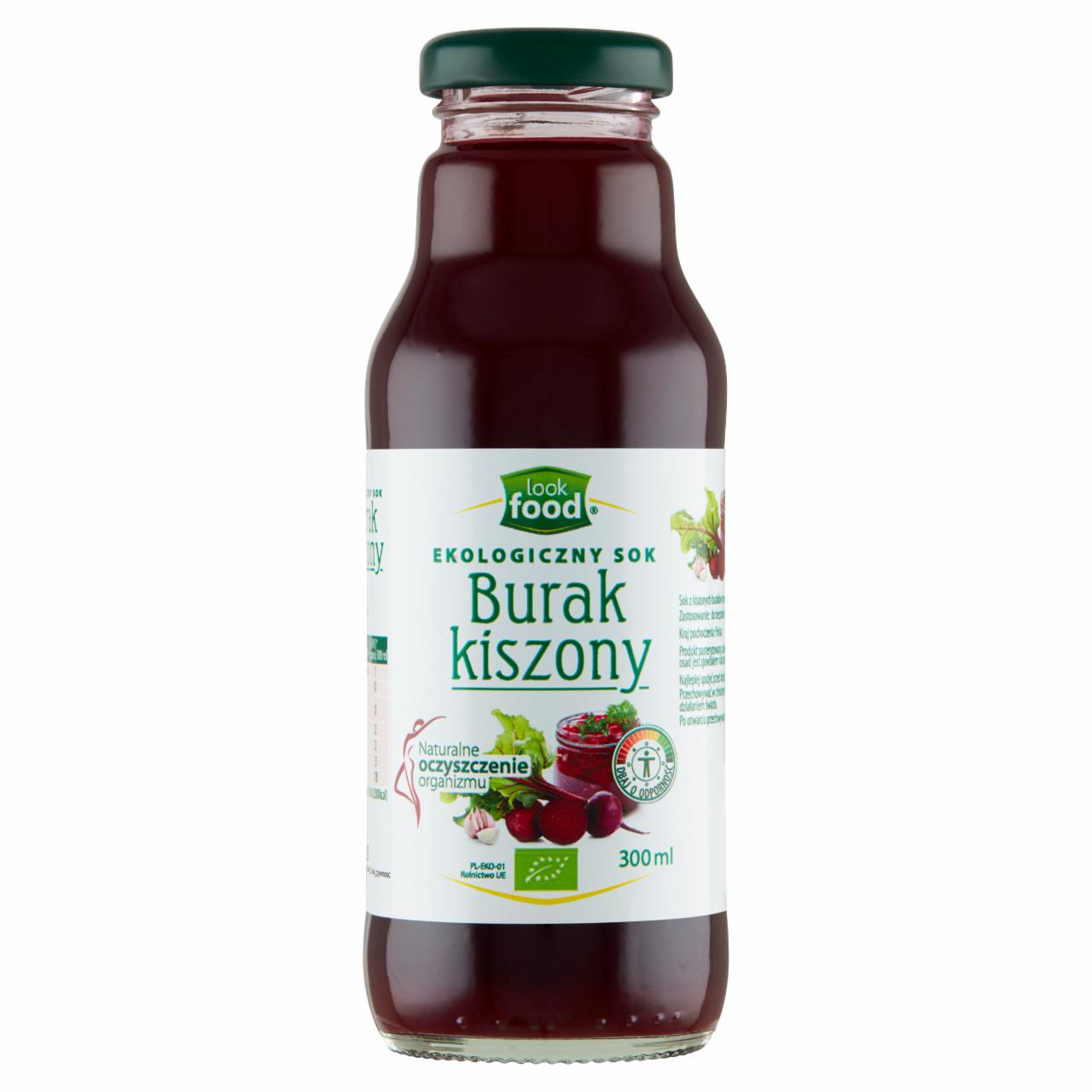 Zdjęcia - Look Food Ekologiczny sok burak kiszony 300 ml