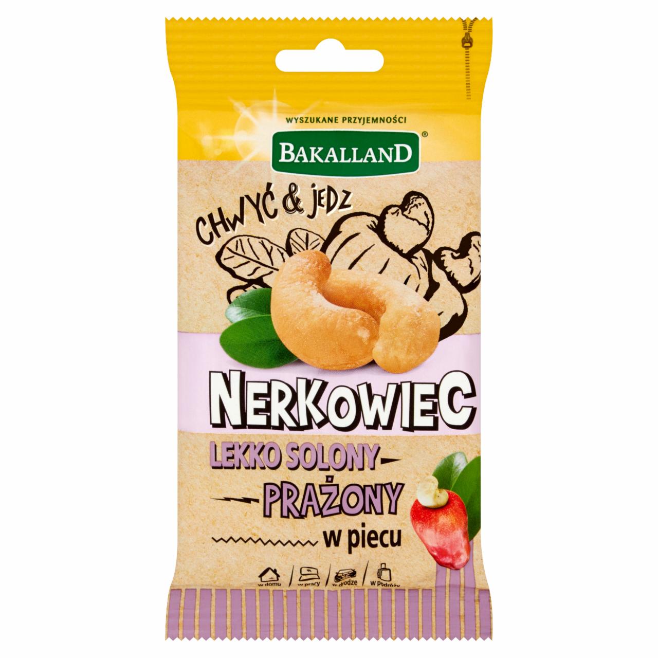 Zdjęcia - Bakalland Nerkowiec prażony w piecu lekko solony 30 g