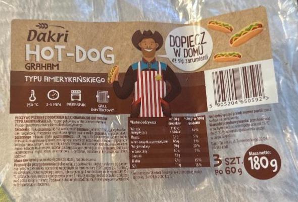 Zdjęcia - Bułki na hot dogi graham Dakri