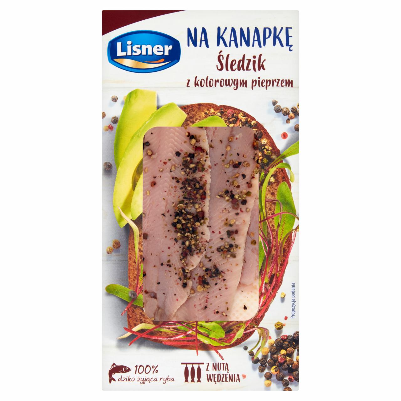 Zdjęcia - Lisner Na kanapkę Śledzik z kolorowym pieprzem 140 g