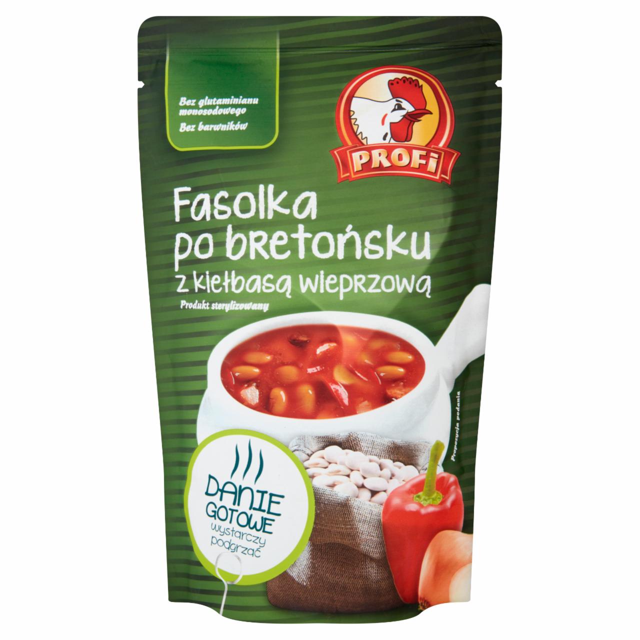 Zdjęcia - Profi Fasolka po bretońsku z kiełbasą wieprzową 450 g