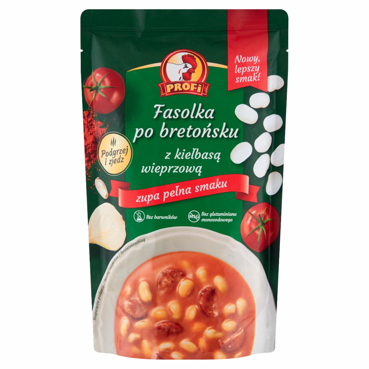 Zdjęcia - Profi Fasolka po bretońsku z kiełbasą wieprzową 450 g