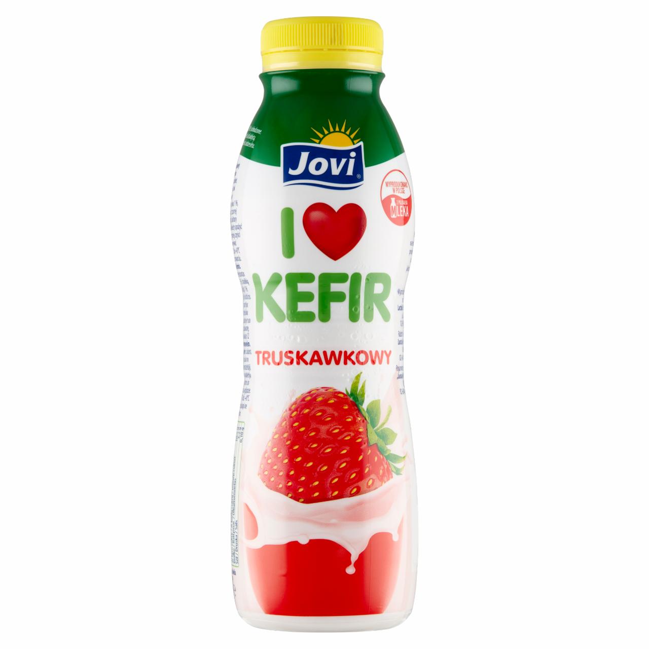 Zdjęcia - Jovi Kefir truskawkowy 350 g